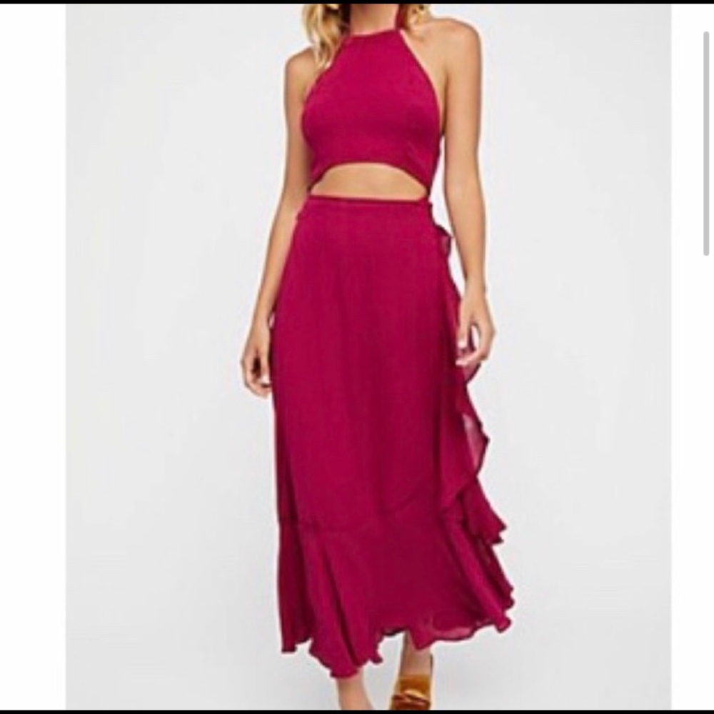 NWOT Free People Bring On The Heat Maxi